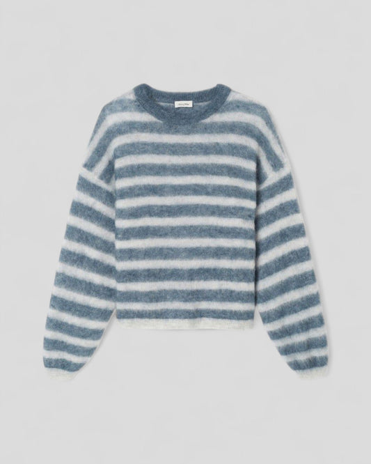 American Vintage || Nenybay Pull - Polaire Chine Rayé American Vintage