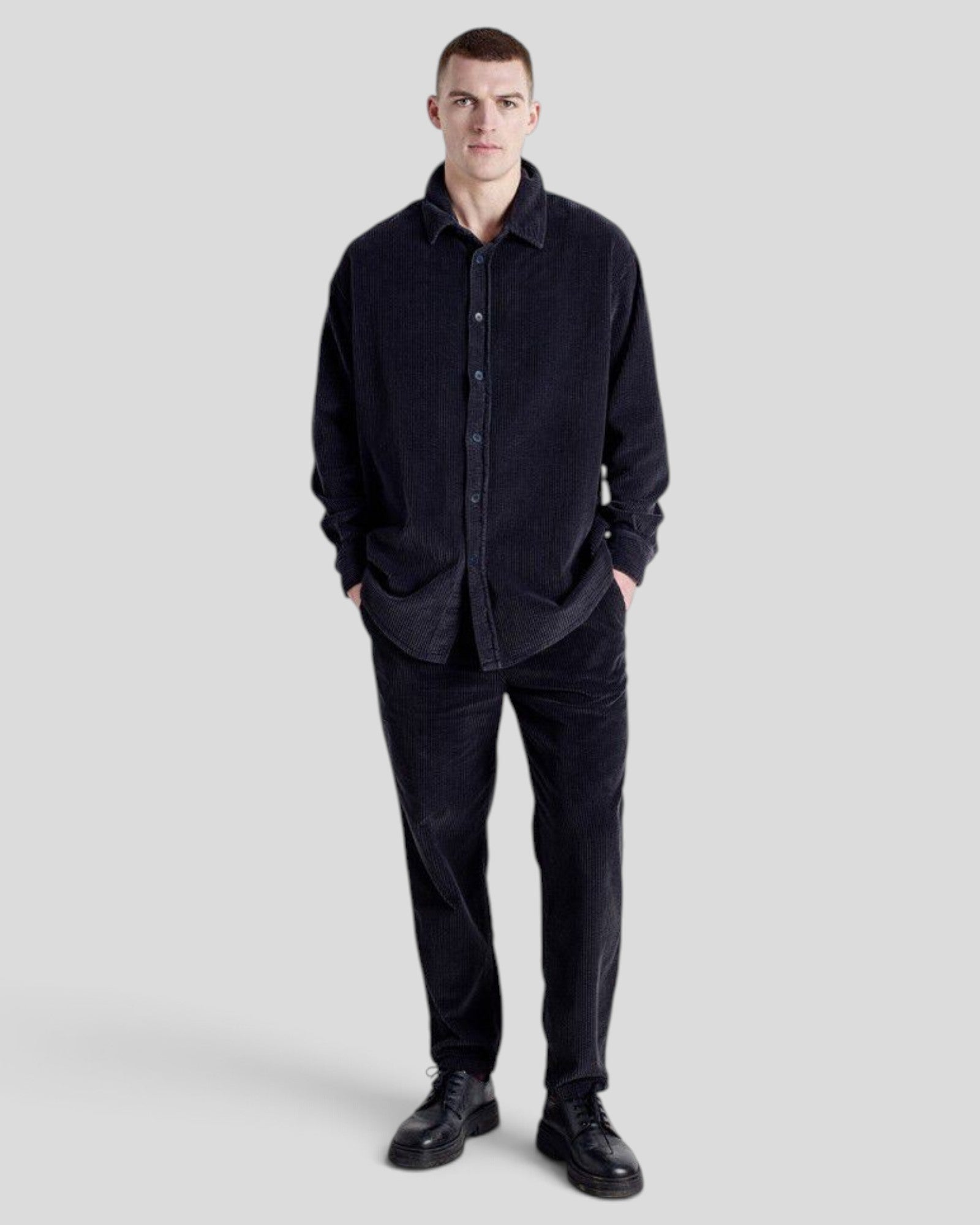 American Vintage || Padow Pantalon Men - Carbone American Vintage