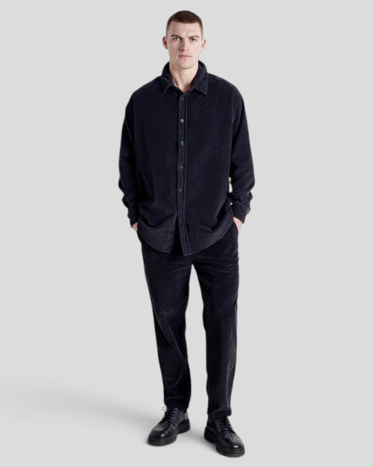 American Vintage || Padow Pantalon Men - Carbone American Vintage