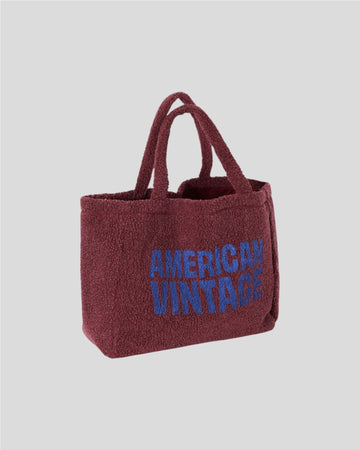American Vintage || Hoktown Tote Bag - Bordeaux Chine American Vintage