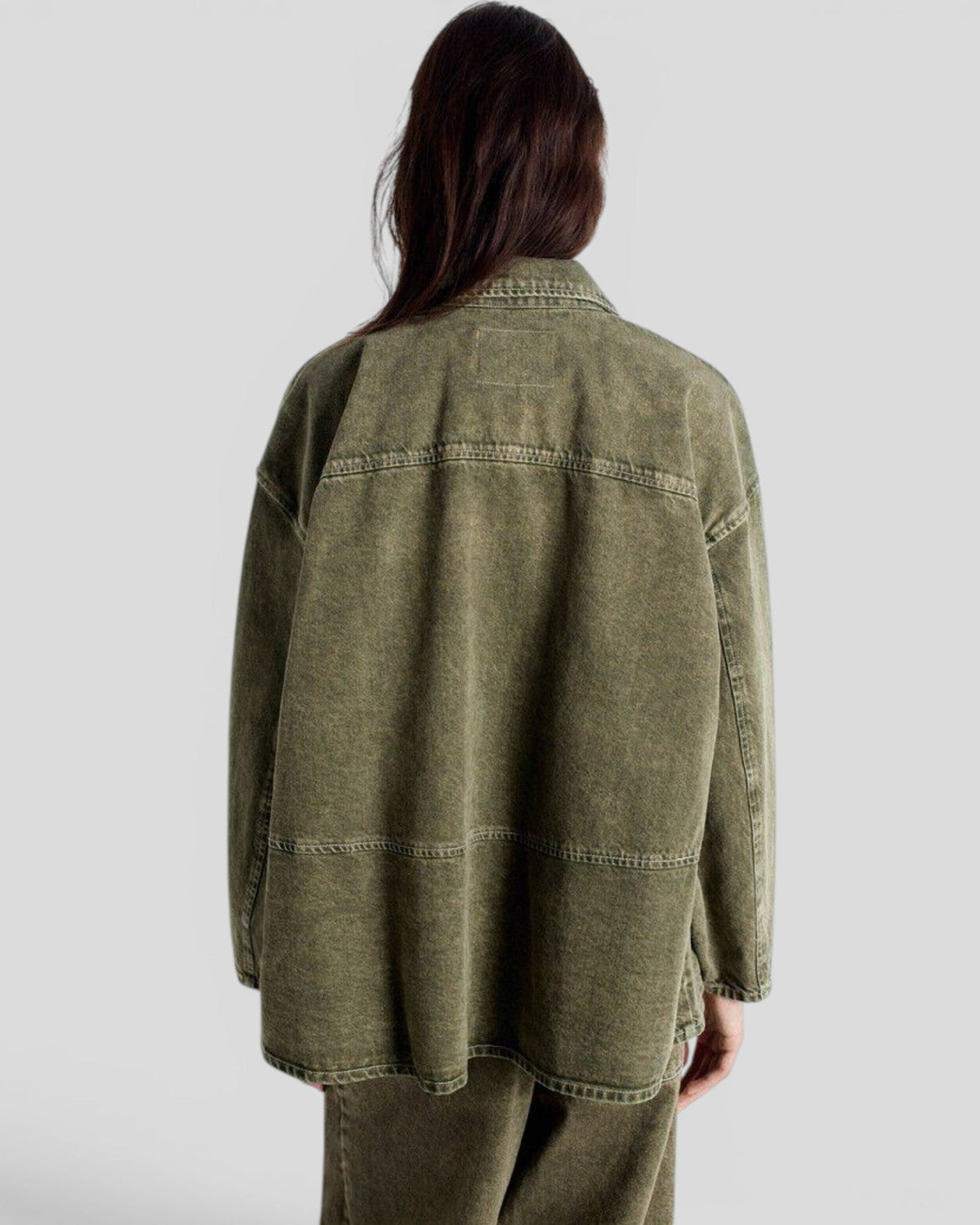 American Vintage || Uzatown Veste Ample - Olive American Vintage
