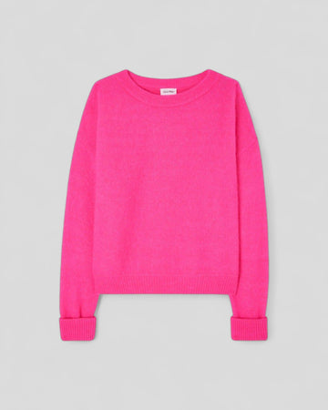 American Vintage || Vitow Pull - Rose Fluo Chine American Vintage