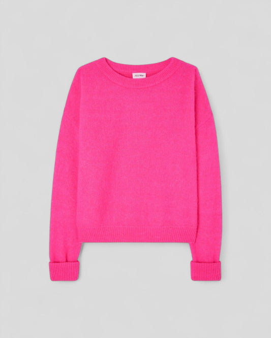 American Vintage || Vitow Pull - Rose Fluo Chine American Vintage