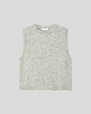 American Vintage || Vitow Pull S/S - Gris Clair Chine American Vintage