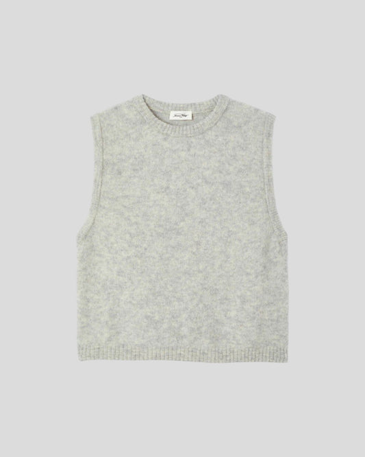 American Vintage || Vitow Pull S/S - Gris Clair Chine American Vintage