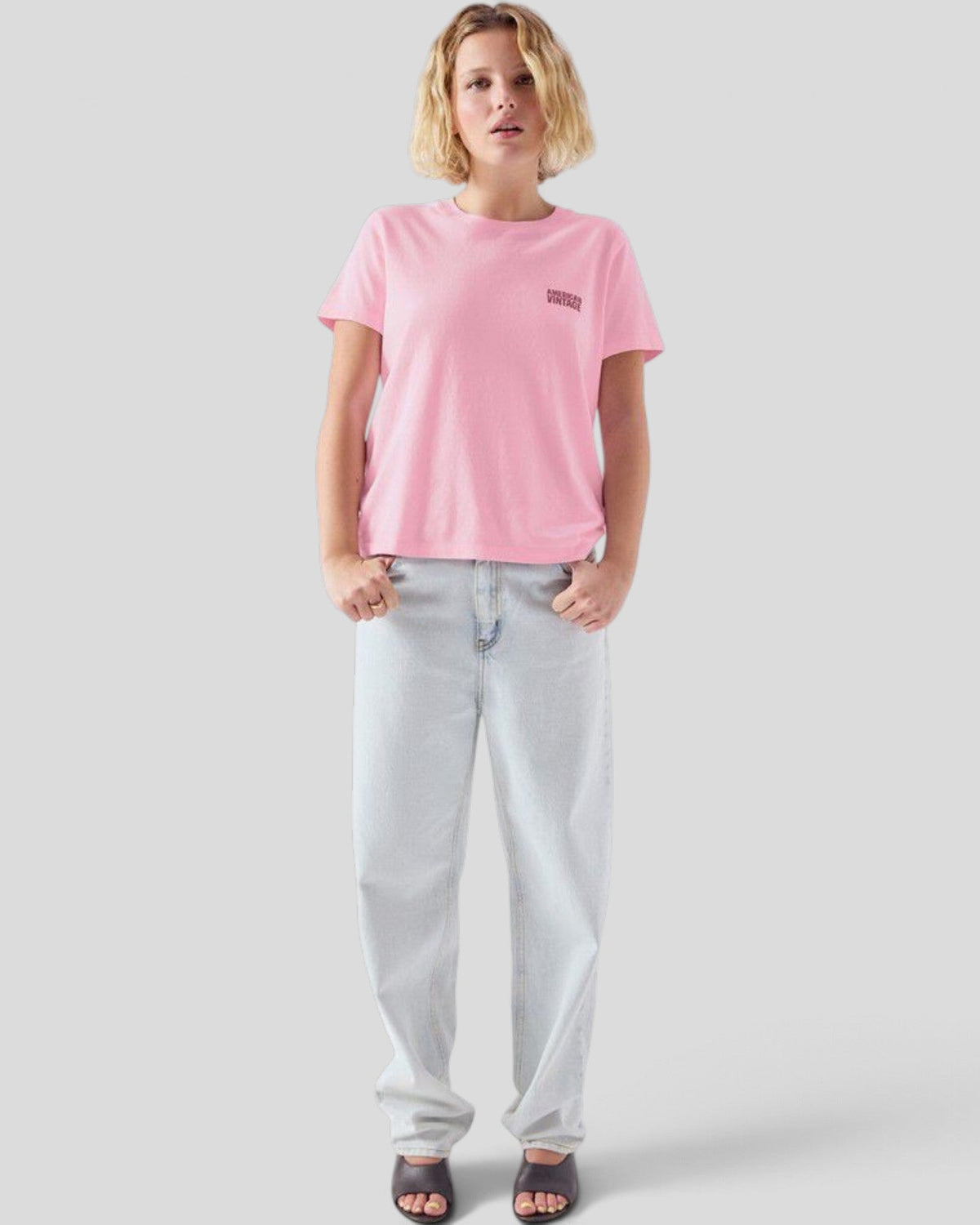 American Vintage || T-Shirt Mc Ykobow - Bonbon American Vintage