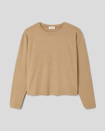 American Vintage || Ypawood T-Shirt Manches Longues - Macchiato Chine