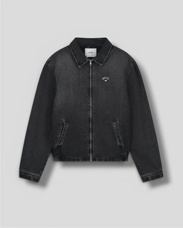 Arte || Washed Denim Classic Jacket - Black - M' Arte