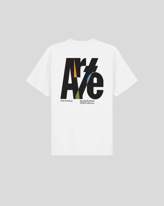 Arte || Big Logo Back T-Shirt - White - M’ Arte