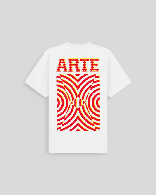 Arte || Back Print T-Shirt - White M"