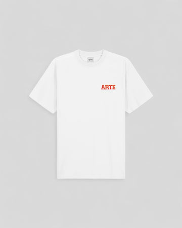 Arte || Back Print T-Shirt - White M"