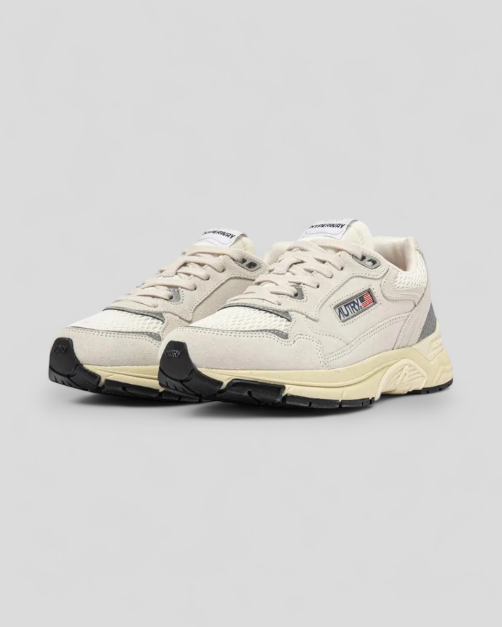 Autry || Hyperway Low Man - GN01 Mesh / White / Grey Autry