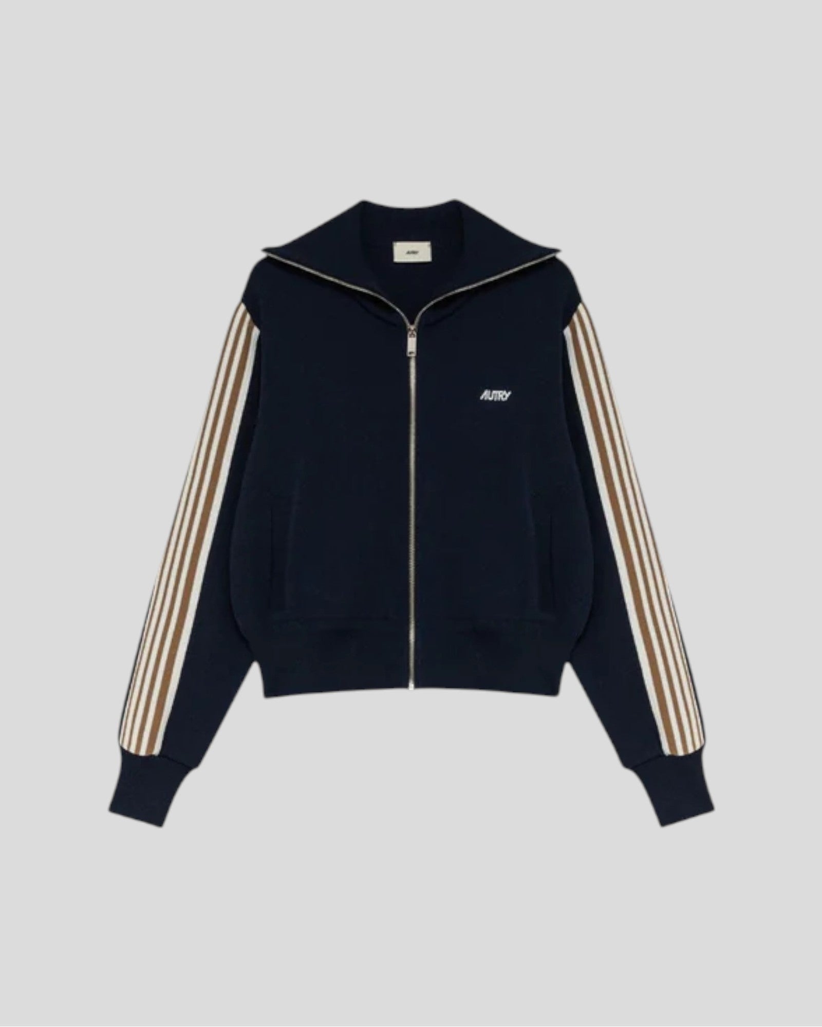 Autry || Jacket Main Wom - Knit Blue Autry