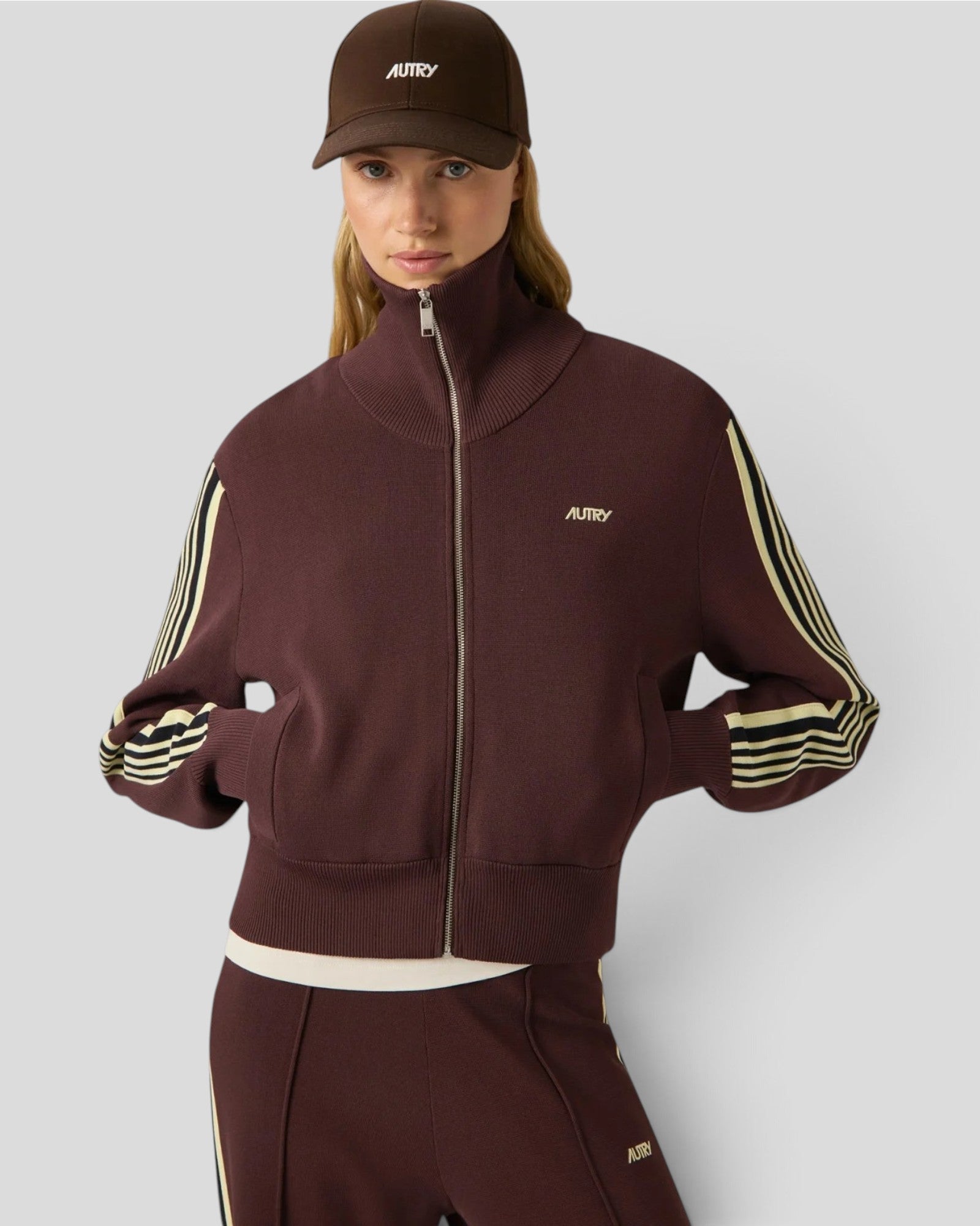 Autry || Jacket Main Women - Knit Elder/ Blue Autry