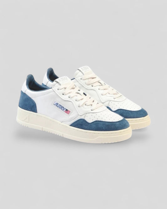 Autry || Medalist GS41 - Goat/Suede Wht/Capri - M" Autry