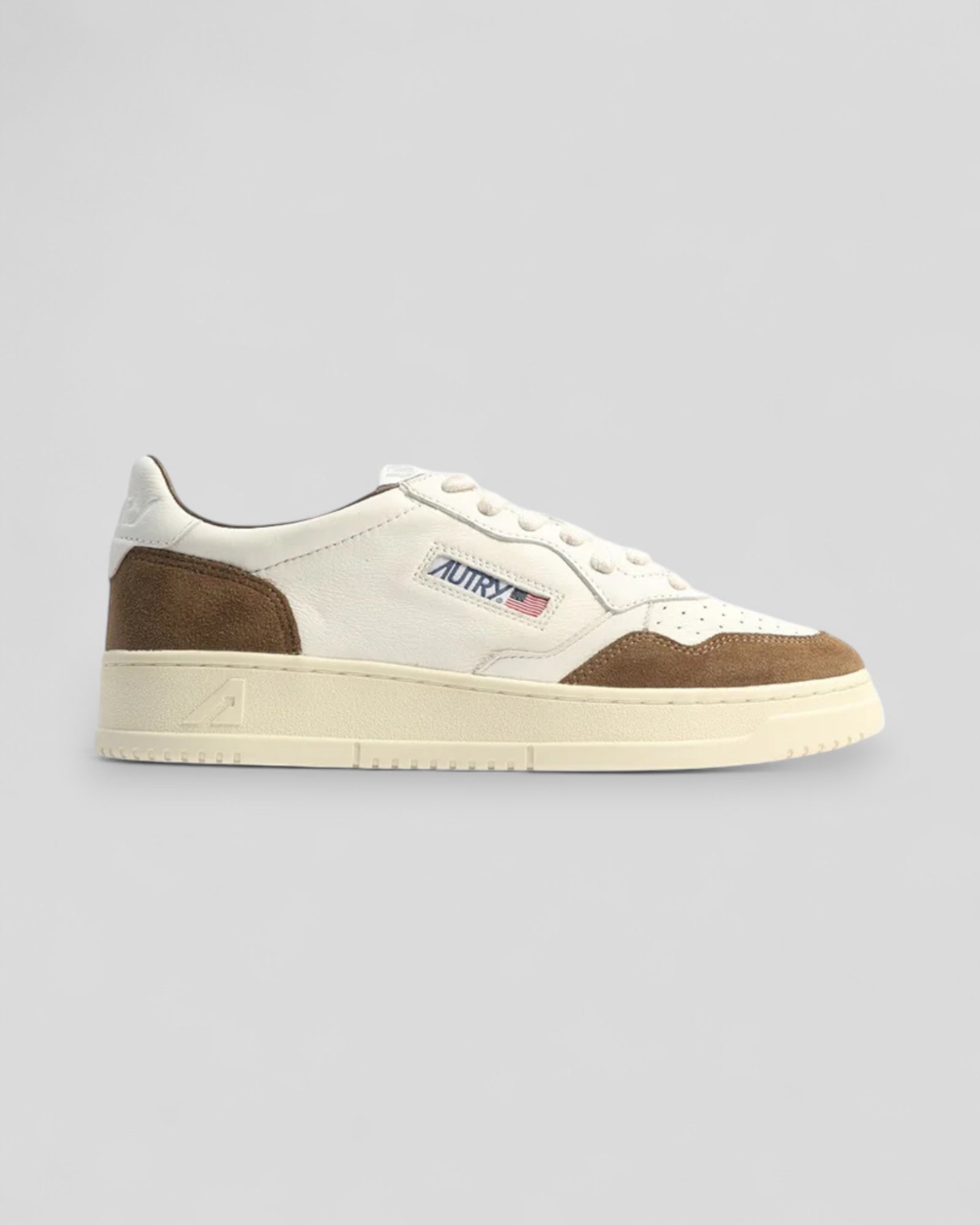 Autry || Medalist GS34- Goat/Suede Wht/Cigar - M' Autry