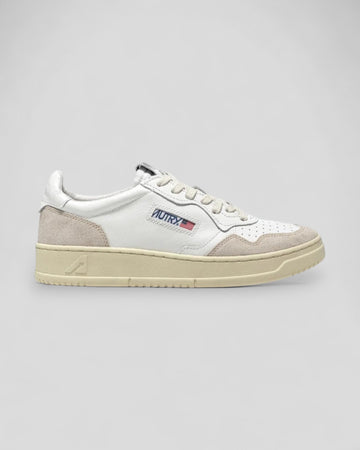 Autry || W' Medalist - LS33 - Leat/Suede White Autry