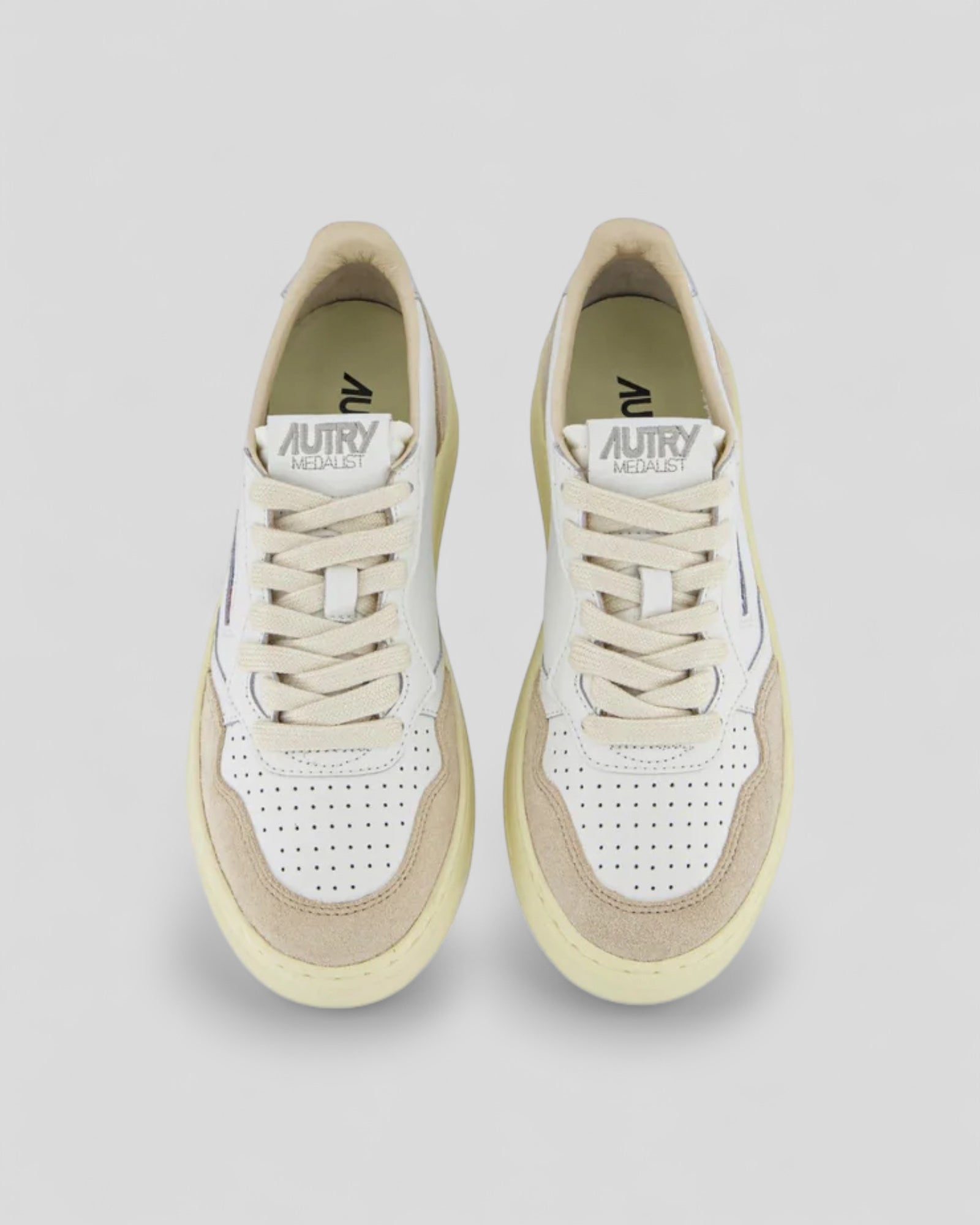 Autry || Medalist LS74 - White/ Silver Autry