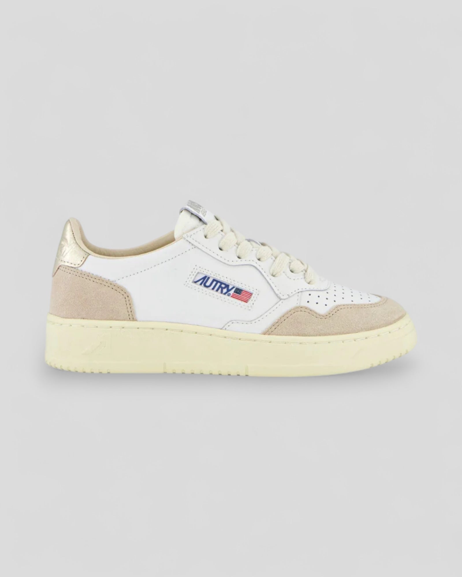 Autry || Medalist LS75 - White/ Gold Autry