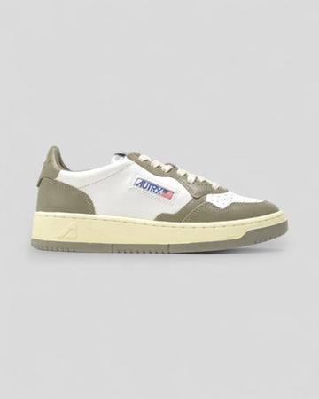 Autry || Medalist WB54- Leat/Leat Wht/Cvrt Green - M' Autry