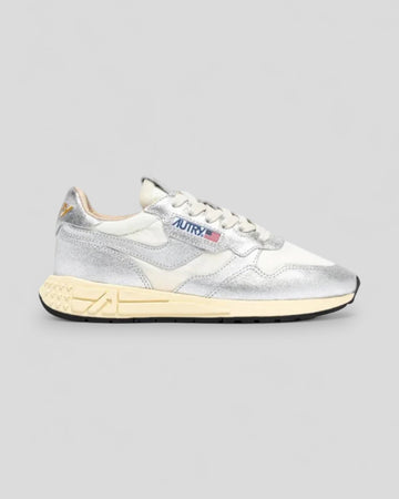 Autry || Reelwind Low Wom - AN01 White / Silver Autry