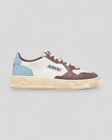 Autry || Medalist Super Vintage Wom - SV47 White/ Blue/Brown - W' Autry