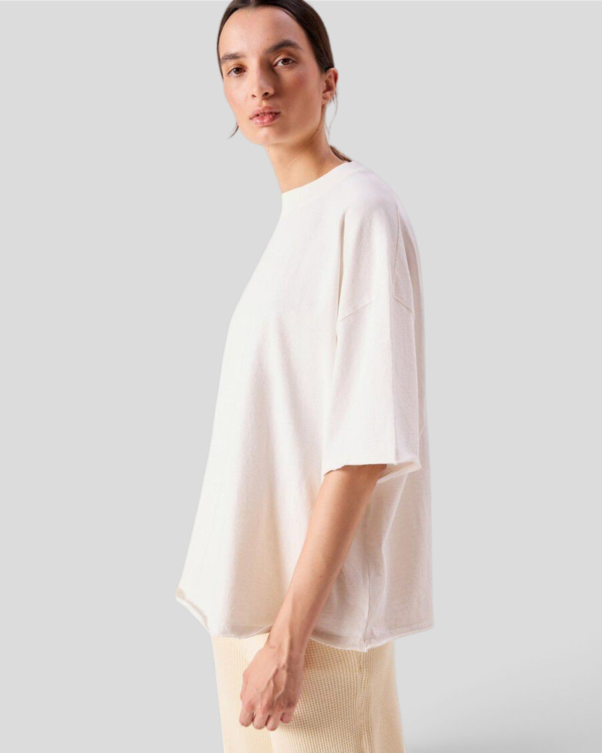 American Vintage || Afoma T- Shirt - Blanc American Vintage