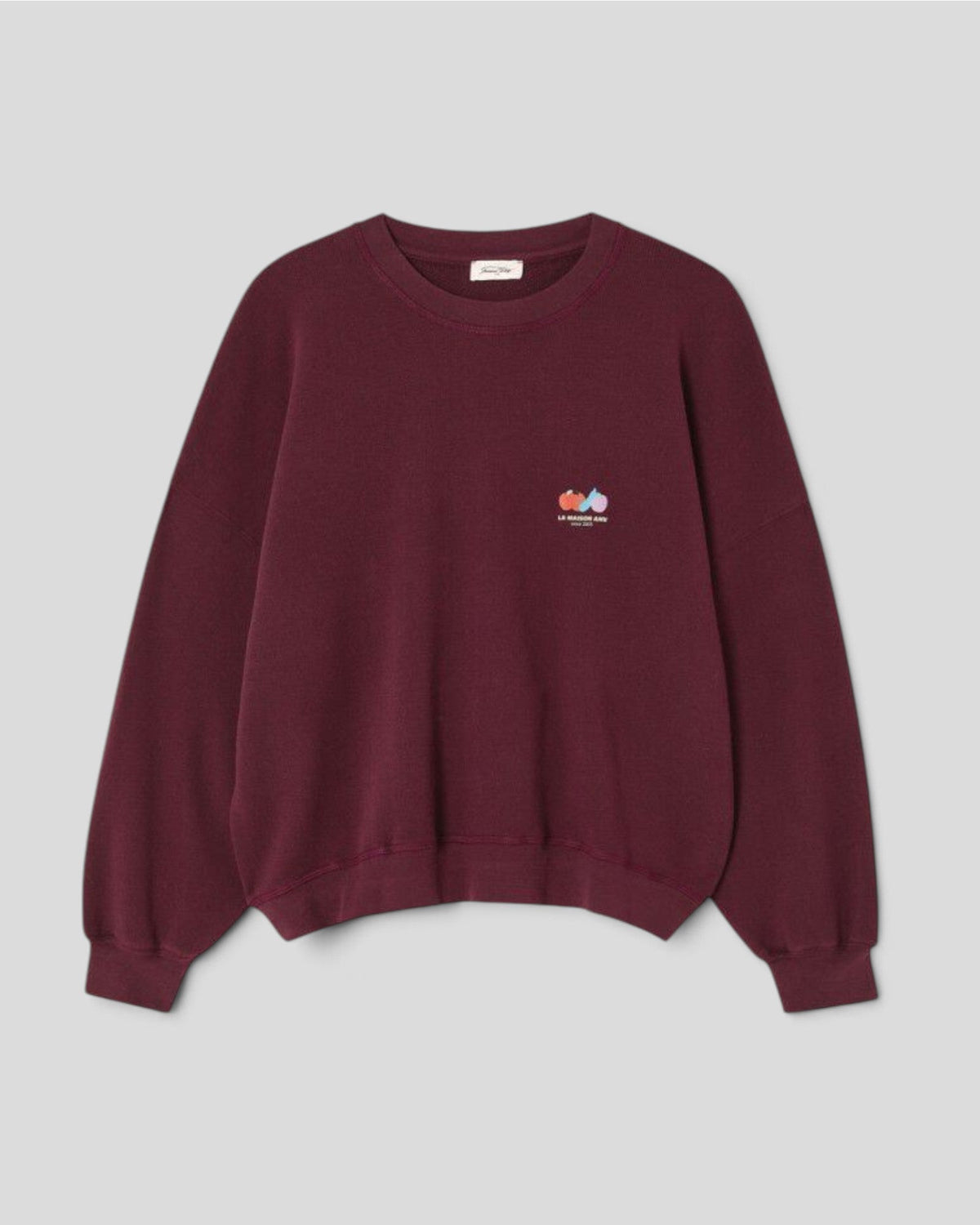 American Vintage || Atubay Sweat - Lie De Vin American Vintage