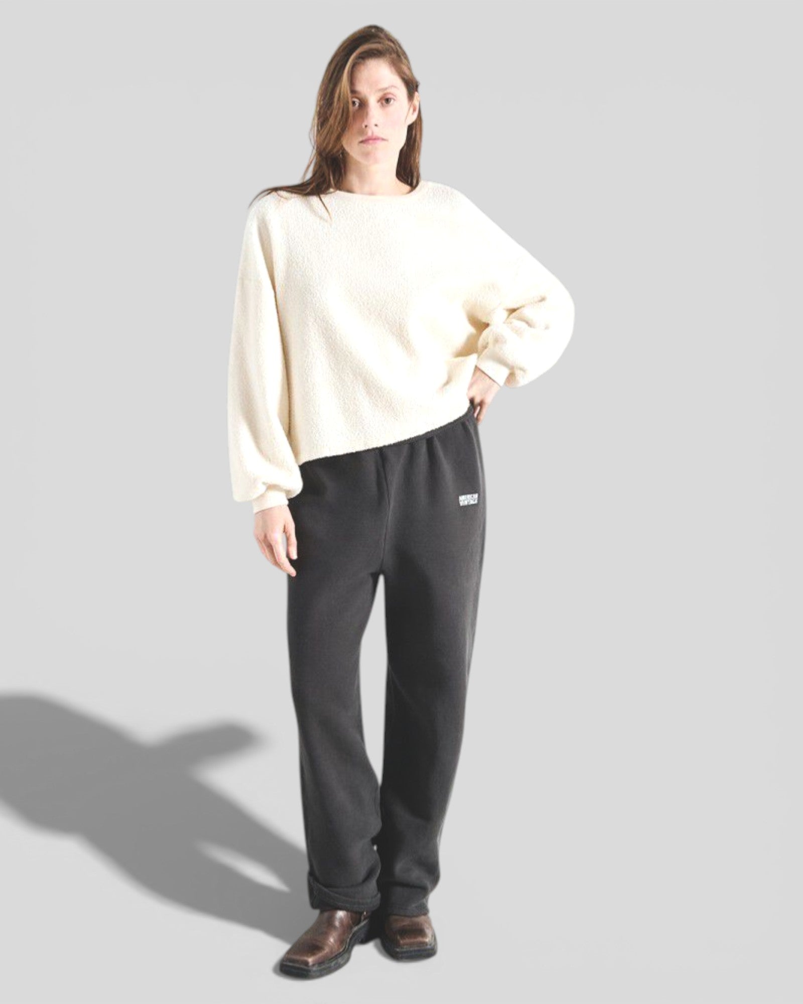 American Vintage || Bobypark Sweat - Ecru American Vintage