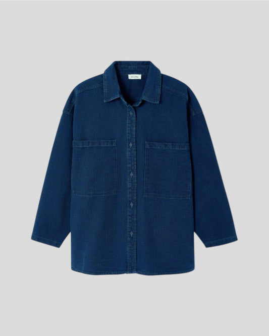 American Vintage || Comow Chemise - Bleu Brut American Vintage