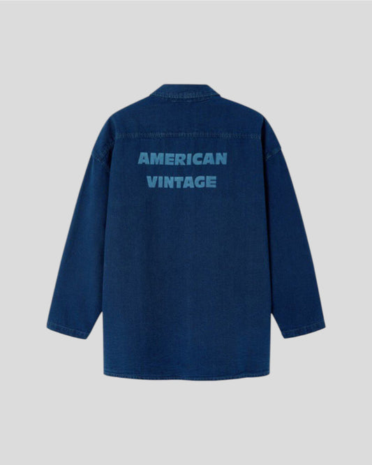 American Vintage || Comow Chemise - Bleu Brut American Vintage