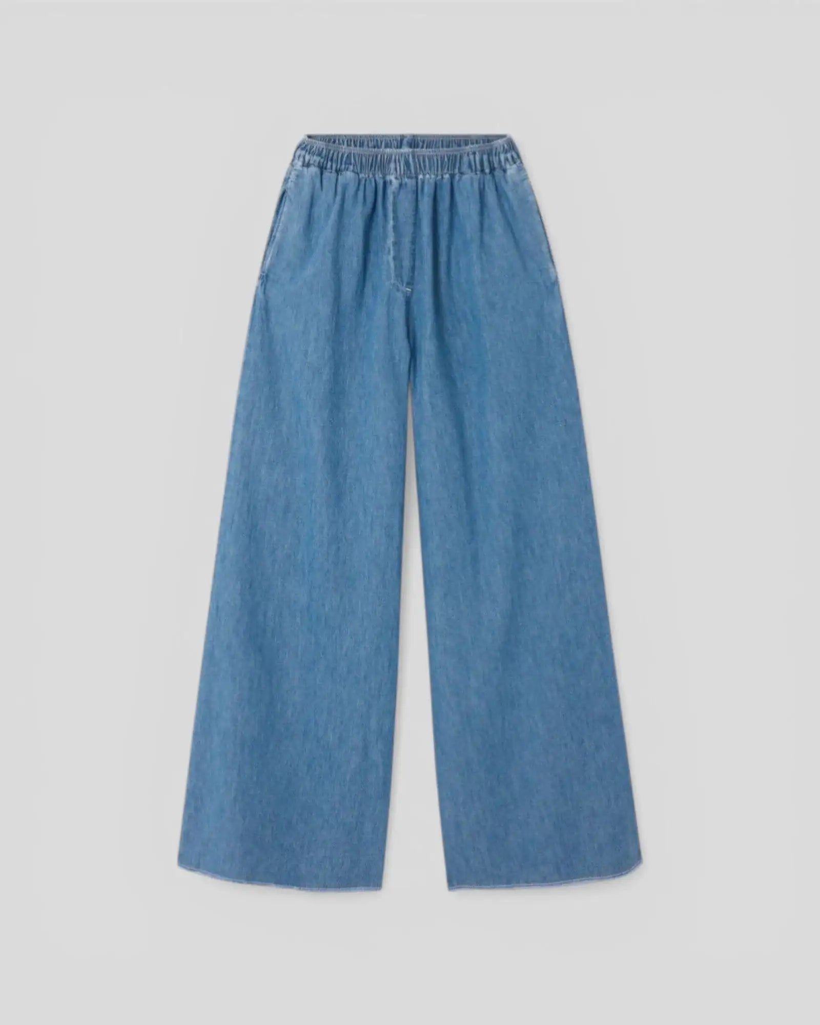 American Vintage || Izeway Pantalon - Medium Blue American Vintage