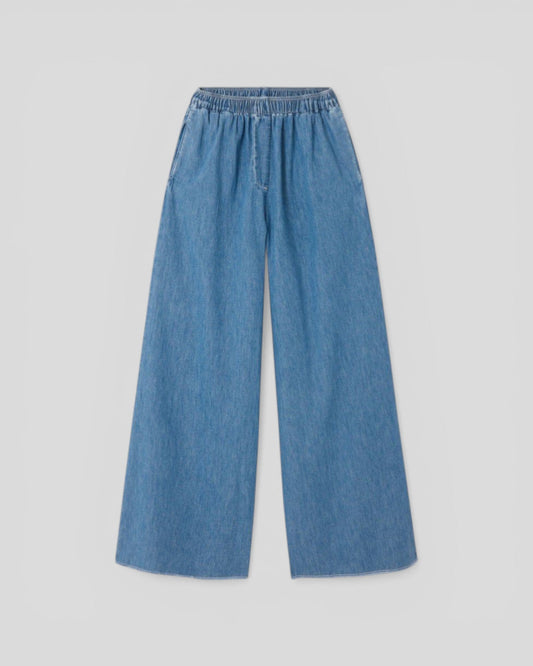 American Vintage || Izeway Pantalon - Medium Blue American Vintage