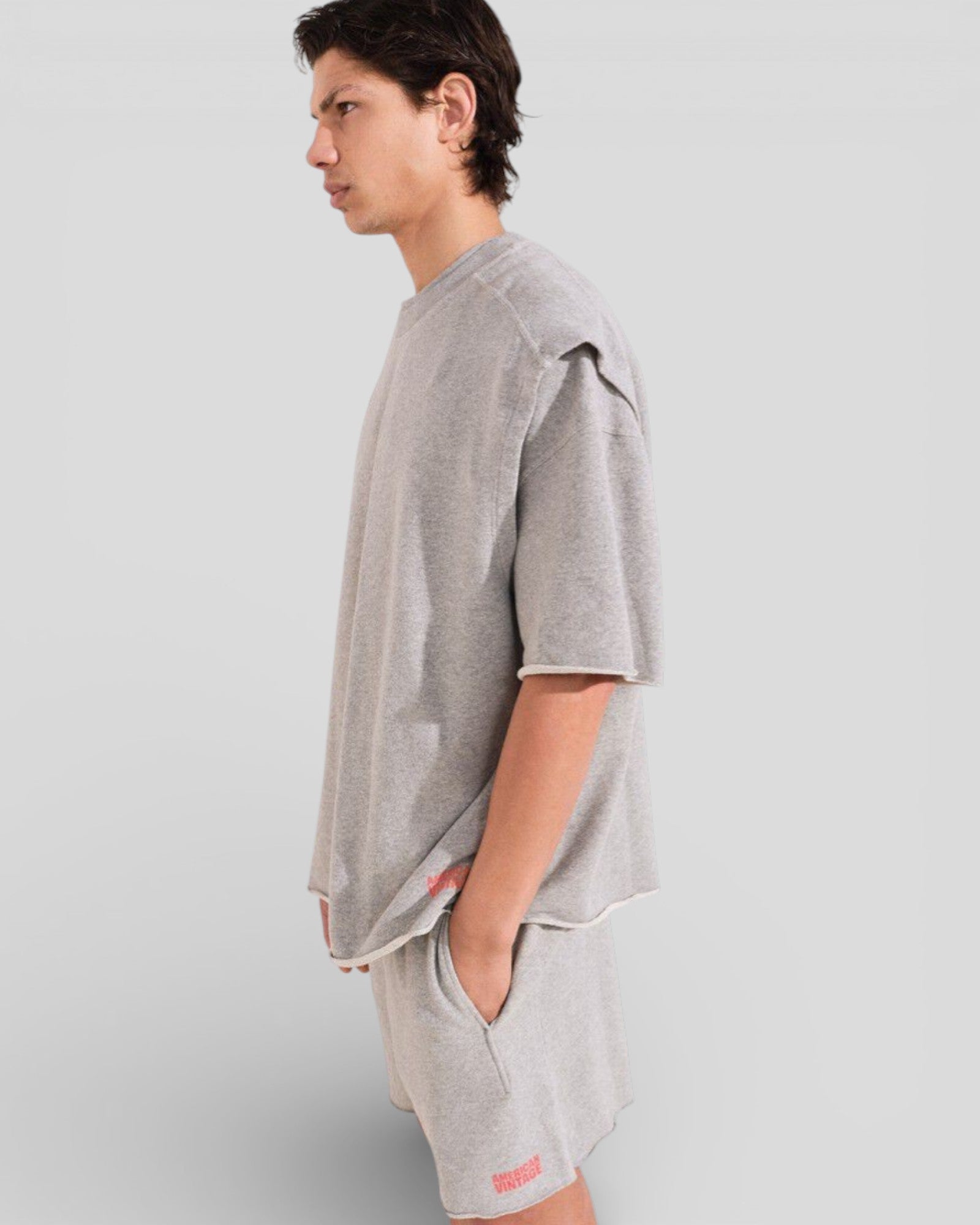 American Vintage || Nyzzon Short - Gris Chine American Vintage