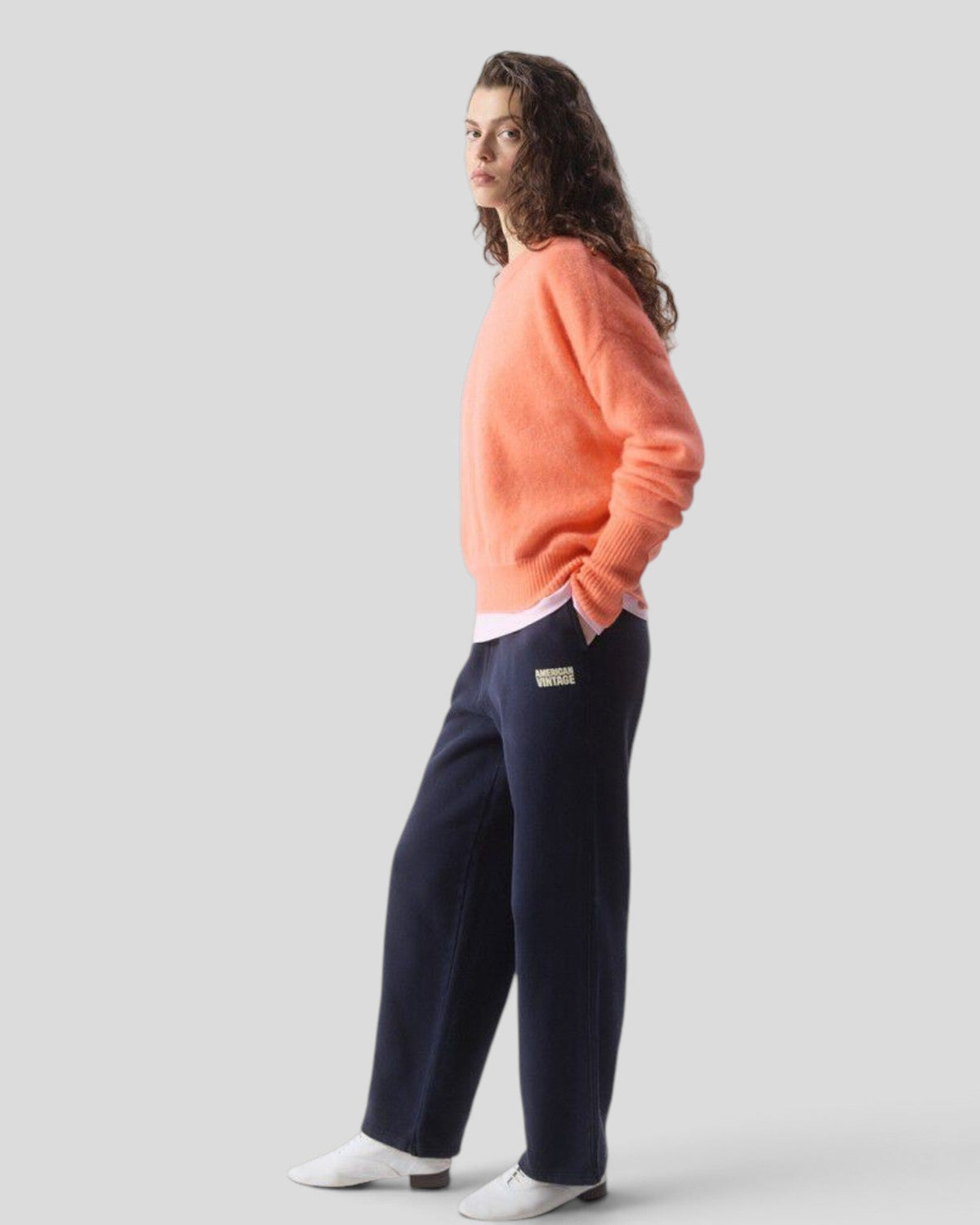 American Vintage || Plizzy Jogging - Navy Vintage American Vintage