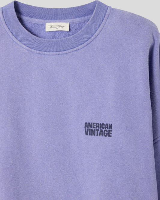 American Vintage || Plizzy Sweat - Provence Vintage American Vintage