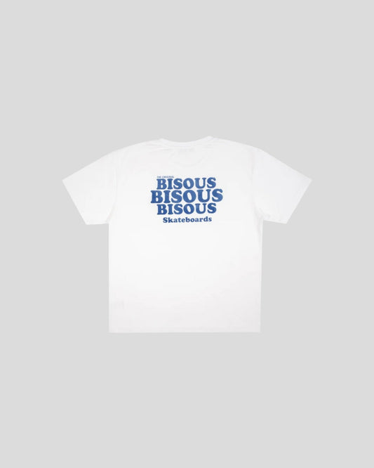 Bisous Bisous || T- Shirt Grease - White Bisous Skateboards