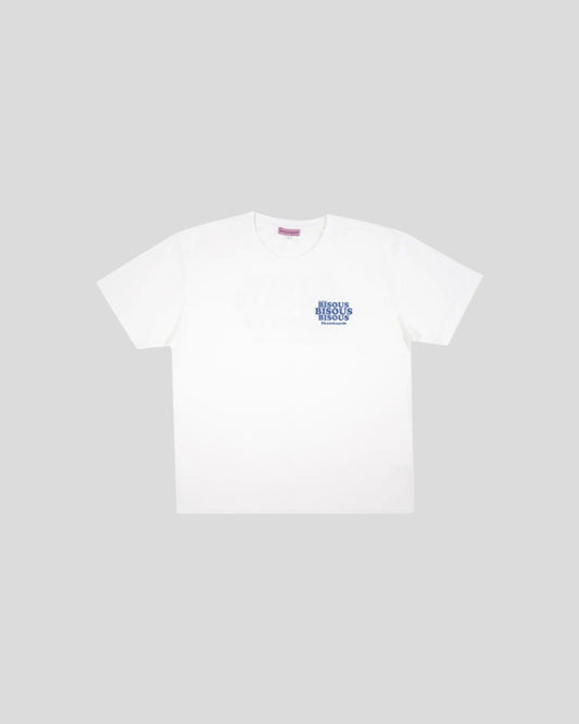Bisous Bisous || T- Shirt Grease - White Bisous Skateboards