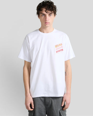 Bisous Bisous || Hot Bisous T-Shirt - White Bisous Skateboards