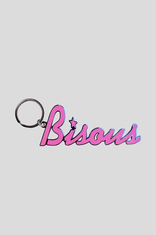 Bisous Skateboard || Porte Clé Bisous - Rose Bisous Skateboards