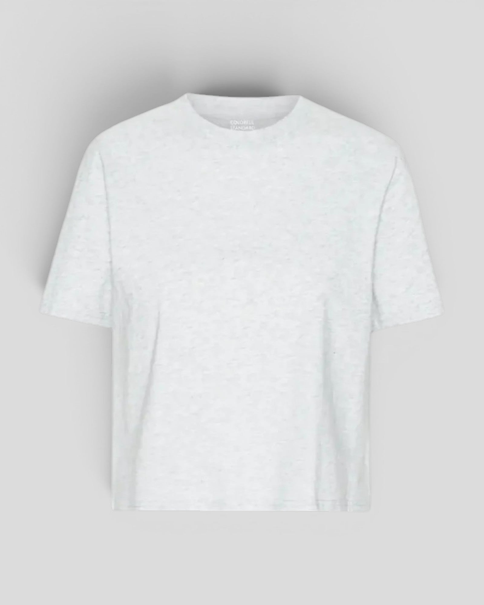 Colorful Standard || Organic Boxy Crop Tee - Snow Melange Colorful Standard