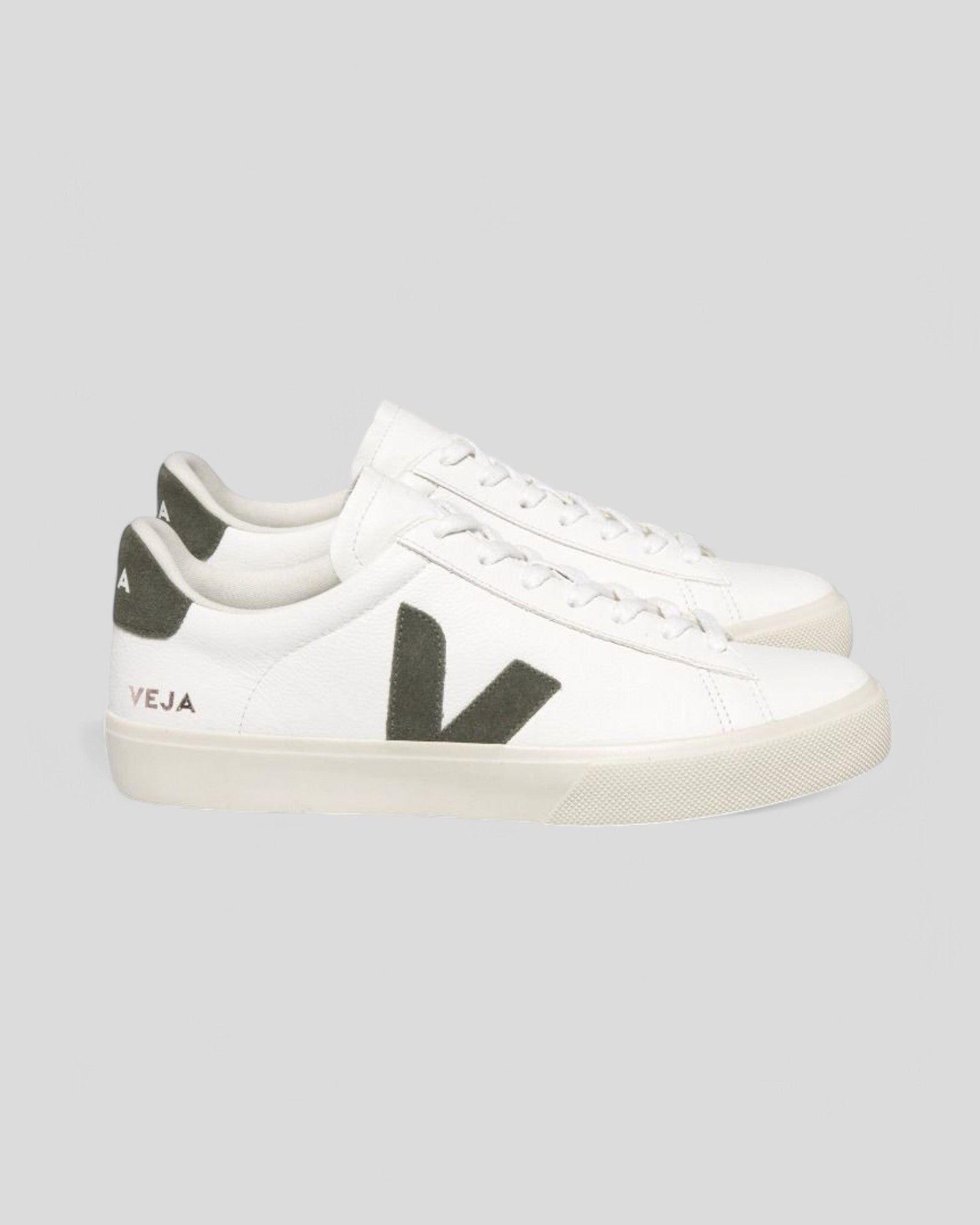 Veja || Campo Chromefree Leather -  Women - White Kaki Veja