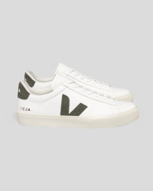 Veja || Campo Chromefree Leather -  Women - White Kaki Veja