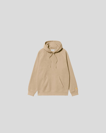 Carhartt || Hooded Chase Sweat  - Sable / Gold