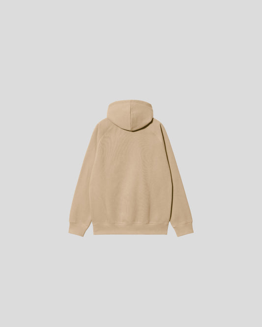 Carhartt || Hooded Chase Sweat  - Sable / Gold
