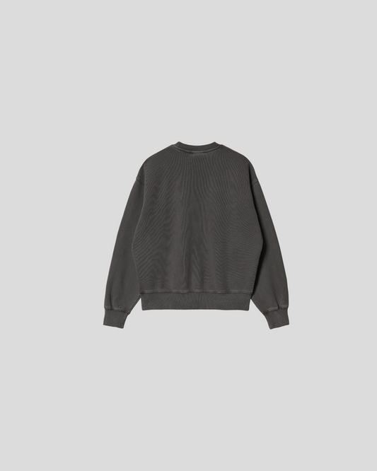 Carhartt || W' Nelson Sweatshirt - Black Garment Dyed Carhartt