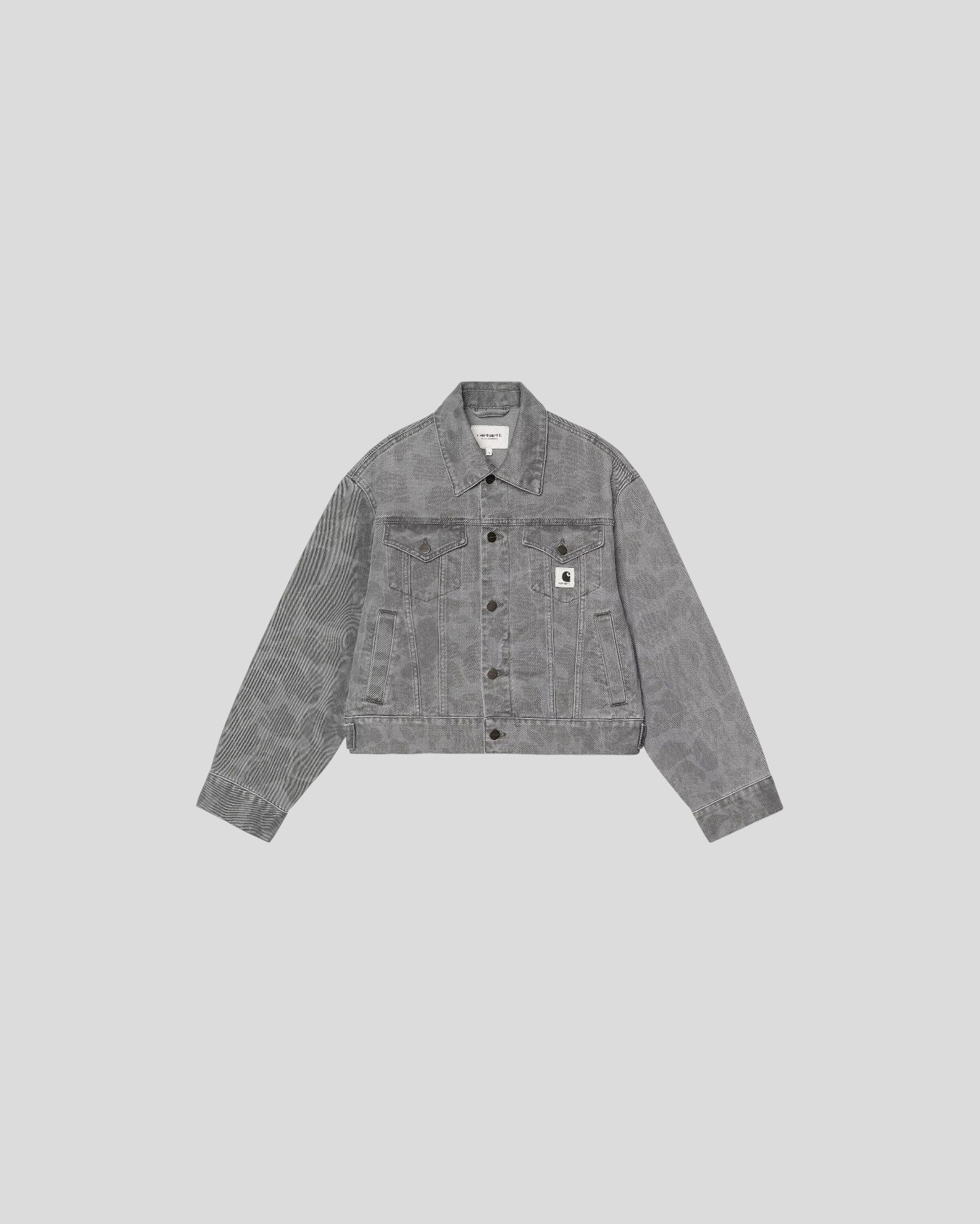 Carhartt || W' Duck Orell Jacket - Camo Duck/ Black Heavy Bleached Carhartt