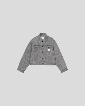 Carhartt || W' Duck Orell Jacket - Camo Duck/ Black Heavy Bleached Carhartt