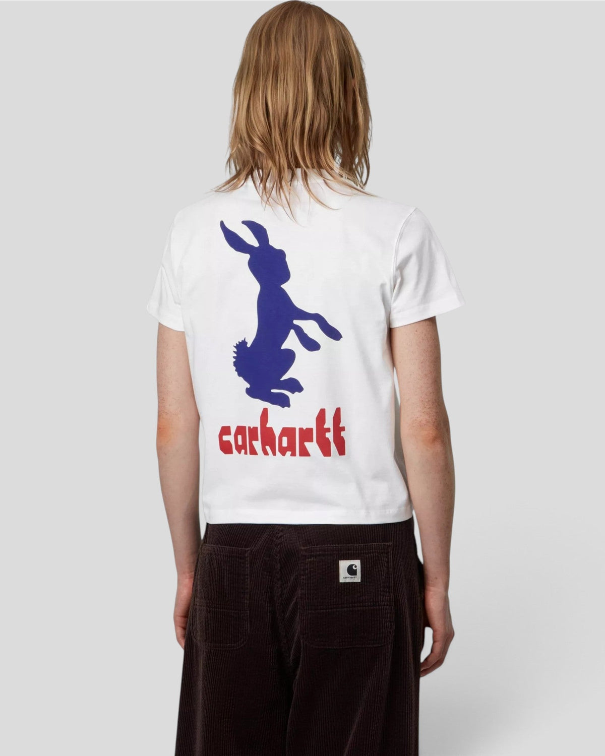 Carhartt || W' S/S Framework T-Shirt - White Carhartt