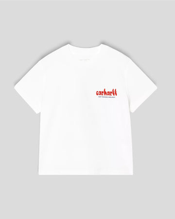Carhartt || W' S/S Framework T-Shirt - White Carhartt